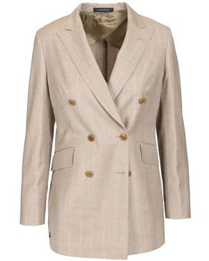 Latorre Double-Breasted Blazer - Natural