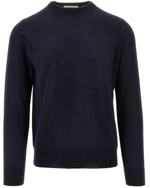 THE PULL Crew-Neck Sweater - Blue