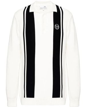 Sergio Tacchini ストライプ プルオーバー - ブラック