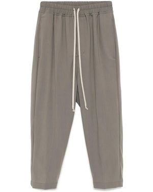 Rick Owens Cropped Trousers - Grigio