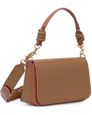 Benetton Medium Be Knot-Detail Shoulder Bag - Brown