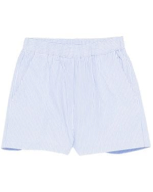 Manuel Ritz Striped Shorts - White