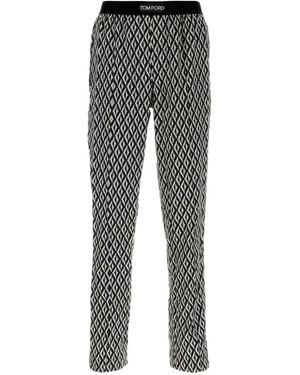 Tom Ford Bas De Pyjama Imprimé - Grey