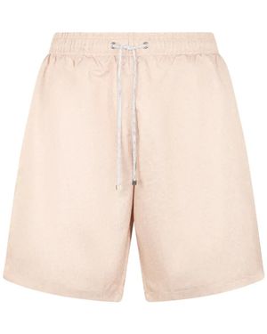 Billionaire Badeshorts Mit Print - Natur