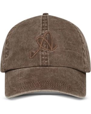Axel Arigato The Scrible A Embroidered Baseball Cap - Brown
