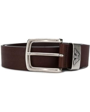 Emporio Armani Emporio Leather Belt - Brown