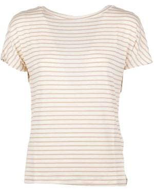 Marella Striped T-Shirt - Natural
