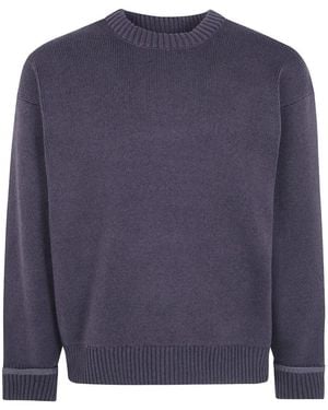Rains Gerippter Pullover - Blau