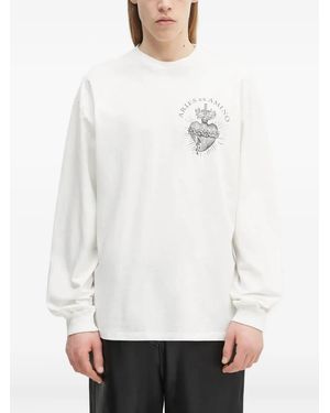 Aries Ex Amino Long-Sleeve T-Shirt - White