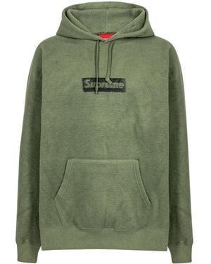 Supreme Inside Out Box Logo "Light" Hoodie - Green