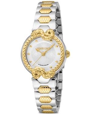 Roberto Cavalli By Frank Muller Snake Core Mm Horloge - Metallic