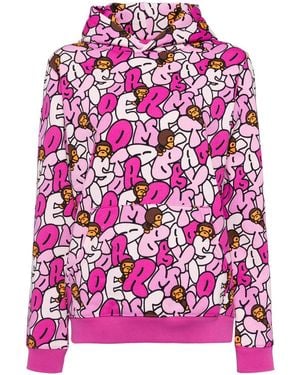 *BABY MILO® STORE BY *A BATHING APE® グラフィック パーカー - ピンク