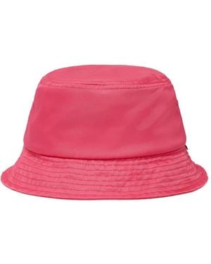 MM6 by Maison Margiela Stitched-Brim Bucket Hat - Pink