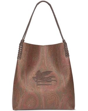 Etro Large Libra Tote Bag - Brown