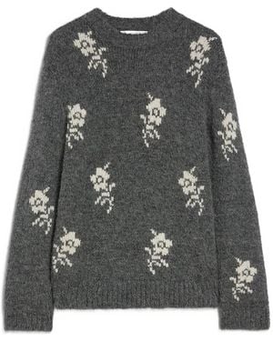 Jil Sander Floral Jumper - Black