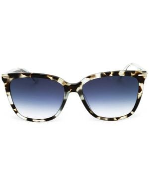 Calvin Klein Geometrische Sonnenbrille - Blau