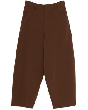 Alysi Wide-Leg Pants - Brown