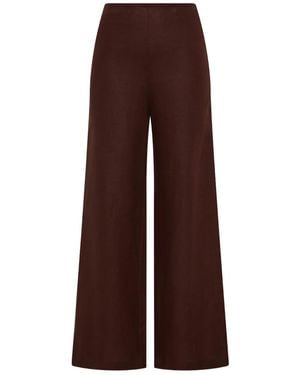 Faithfull the Brand Syna Linen Trousers - Brown