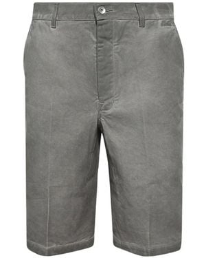 Rick Owens Work Denim Shorts - Gray