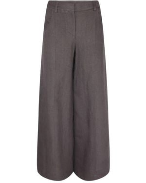 Twp Dee's Linen Trousers - Brown