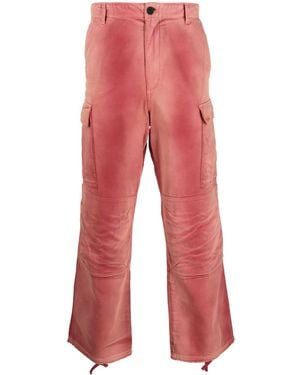 Heron Preston Cargohose Im Distressed-Look - Rot
