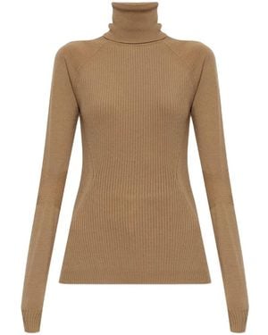 Moncler Gerippter Apres-Ski Pullover - Natur