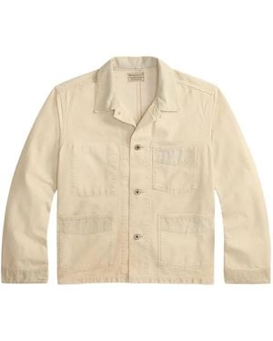 RRL Veste Boutonnée À Poche Poitrine - Neutre