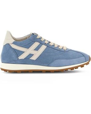 Hogan H699 Suede Trainers - Blue