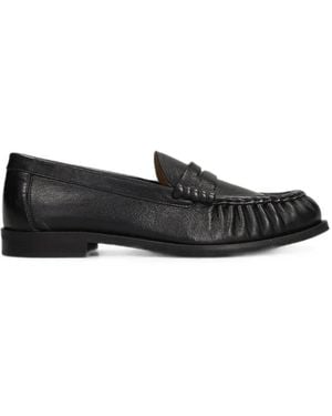Julie Dee Mocasines Penny Ruched - Negro