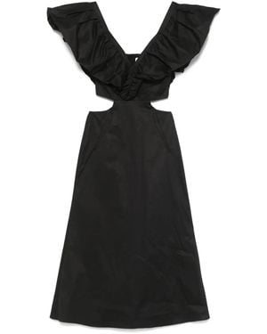 Johanna Ortiz Eternal Jungle Maxi Dress - Black