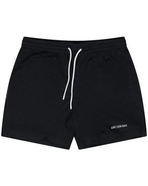 Aimé Leon Dore Logo-Print Shorts - Black