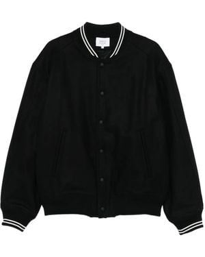 Maison Kitsuné Varsity Teddy Blouson - Black