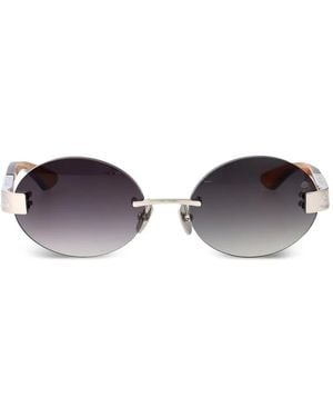Maybach The Magic Ii Round Sunglasses - Purple