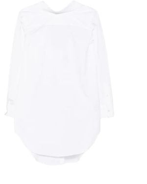 Viktor & Rolf Camicia Con Design Al Contrario - Bianco
