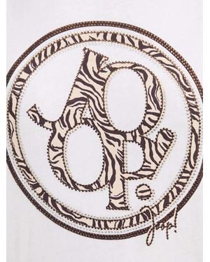 Joop! Logo-Print T-Shirt - Metallic