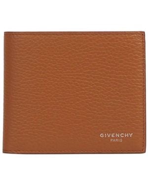 Givenchy Grained-Leather Wallet - Brown