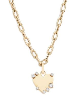 Adina Reyter X Yse Beauty Dog Tag ダイヤモンド ネックレス 14kイエローゴールド - メタリック