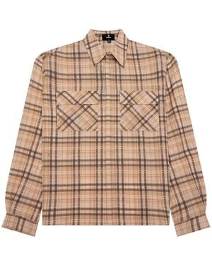 Represent Checked Shirt - Natural