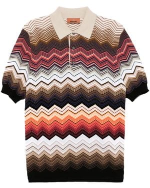 Missoni ジグザグ ポロシャツ - オレンジ