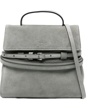 Moschino Bolso Shopper Con Detalle De Cinturón - Gris