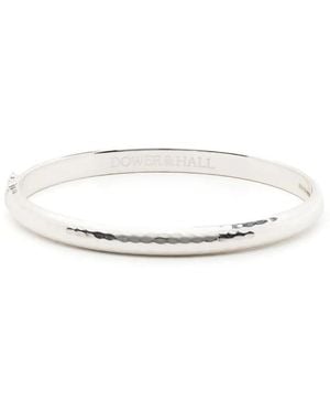 Dower & Hall Pulsera En Plata De Ley - Blanco