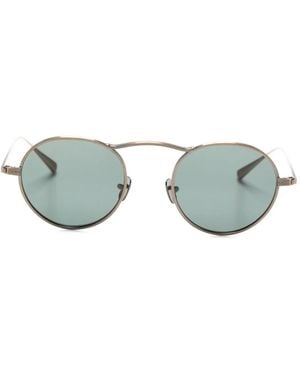 Eyevan 7285 Round Sunglasses - Metallic