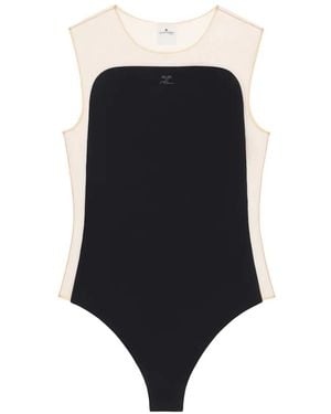 Courreges Illusion Sunshield Bodysuit - Black