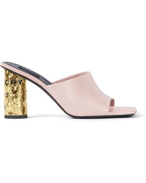 Givenchy Tape Heeled Mules - Pink