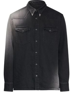 MM6 by Maison Martin Margiela グラデーション シャツ - ブラック