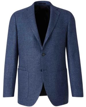 SCABAL® Kenton Single-Breasted Jacket - Blue