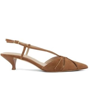 L'Agence Adavi Heeled Pumps - Brown