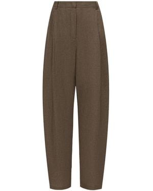 12 STOREEZ Pantalones Affogato Con Pinzas - Neutro