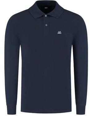 C.P. Company Polo de manga larga - Azul