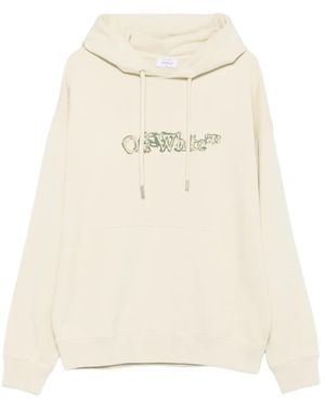 Off-White c/o Virgil Abloh Hoodie Cloudy Arrow Skate Cotton - ナチュラル